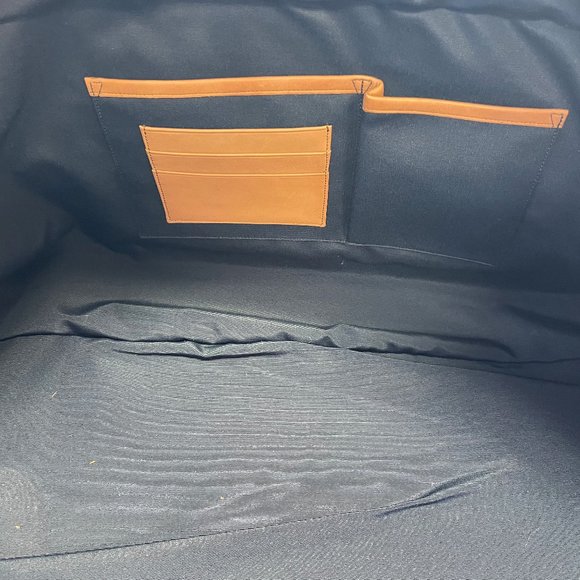 Cole Haan Leather Weekender Duffle Bag - Picture 5 of 6